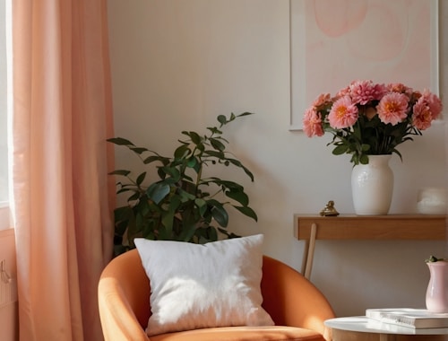 Poltrona em ambiente decorado